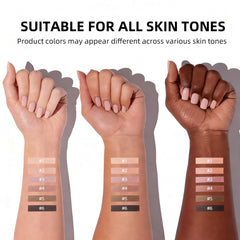 NICEFACE palette held in hand to show compact travel-friendly scale