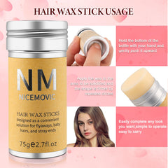 NICEMOVIC edge brush and rat-tail comb detail for precise styling