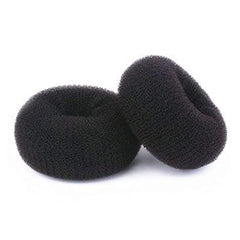 NICEMOVIC front view of 2-piece bun maker set showing size and color benefits