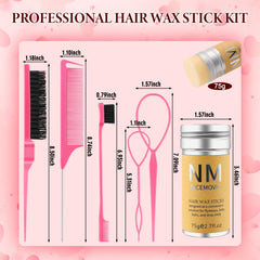 NICEMOVIC wax stick texture close-up showing smooth, no-mess application