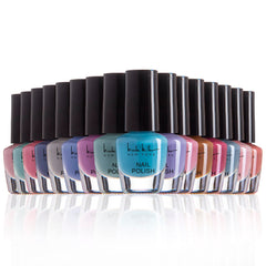 Nicole Miller front packaging showing full 16-piece set and color variety benefits