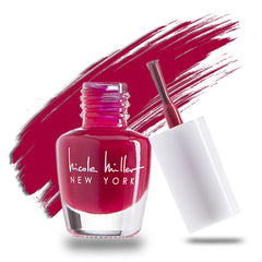 Nicole Miller New York open box layout displaying all 15 mini bottles for color preview