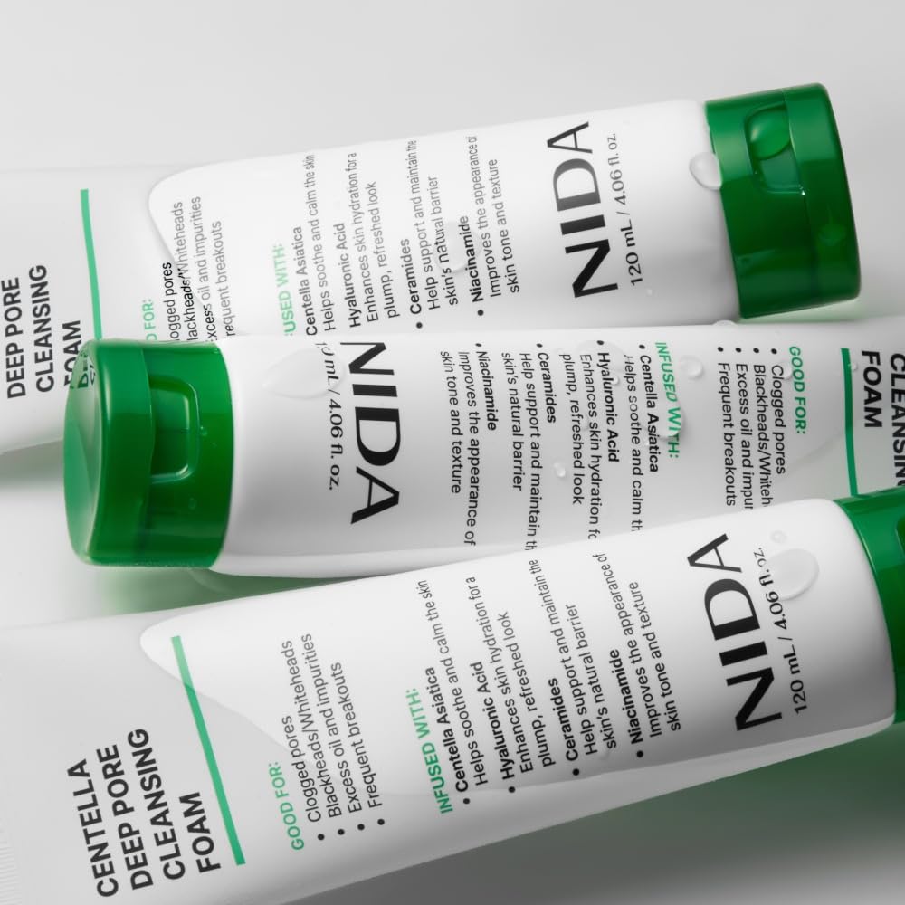 NIDA in bathroom styling suggesting skincare routine convenience