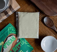 Nimba Foods texture close-up showing creamy ivory butter and natural richness