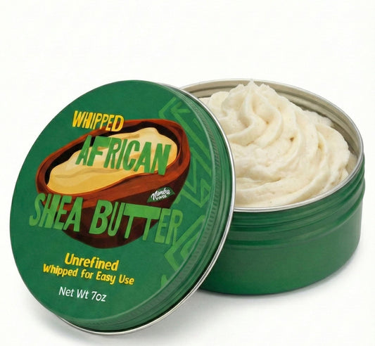 Nimba Foods jar front view showing pure shea butter and brand trust