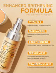 NING DERMOLOGIE dropper releasing clear serum to show lightweight texture