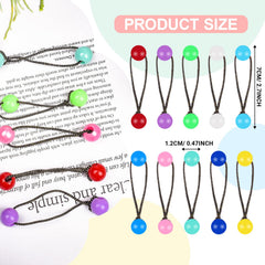 Ningrou elastic loop and plastic bead texture showing gentle grip advantage