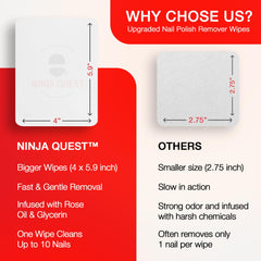 NINJA QUEST individually wrapped packet stack for leak-free travel