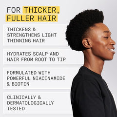 Applying NIOXIN treatment to scalp for added texture and resilience