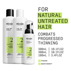 Nioxin conditioner texture on hand showing lightweight hydration