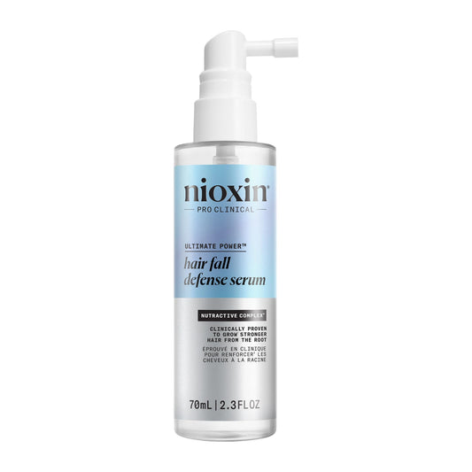 Nioxin front packaging showing product and benefits for fuller hair
