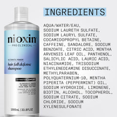 NIOXIN in-bathroom lifestyle shot showing daily use and improved manageability