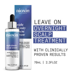 Nioxin dropper closeup dispensing serum, highlighting precise targeted application benefit