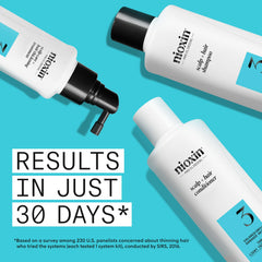 NIOXIN shampoo lathering to remove buildup and refresh scalp