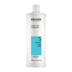 Nioxin System 3 front packaging showing product and benefit of thicker-looking hair