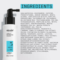 NIOXIN botanical ingredients arranged to show nourishing scalp benefits
