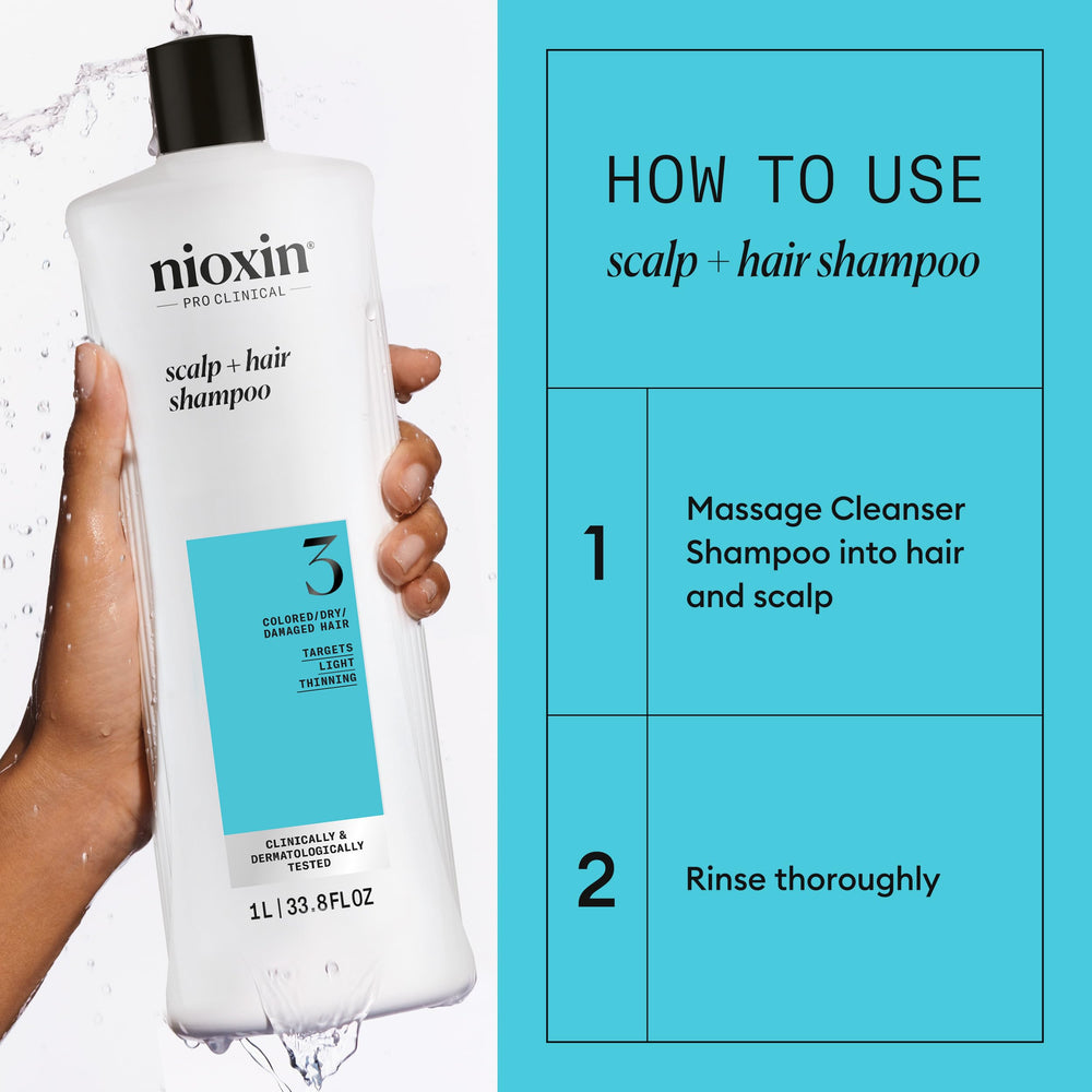 NIOXIN thickening treatment nozzle for precise scalp application
