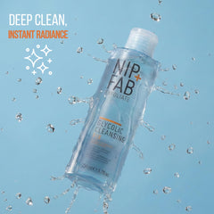 Nip+Fab before and after illustration showing improved texture benefit