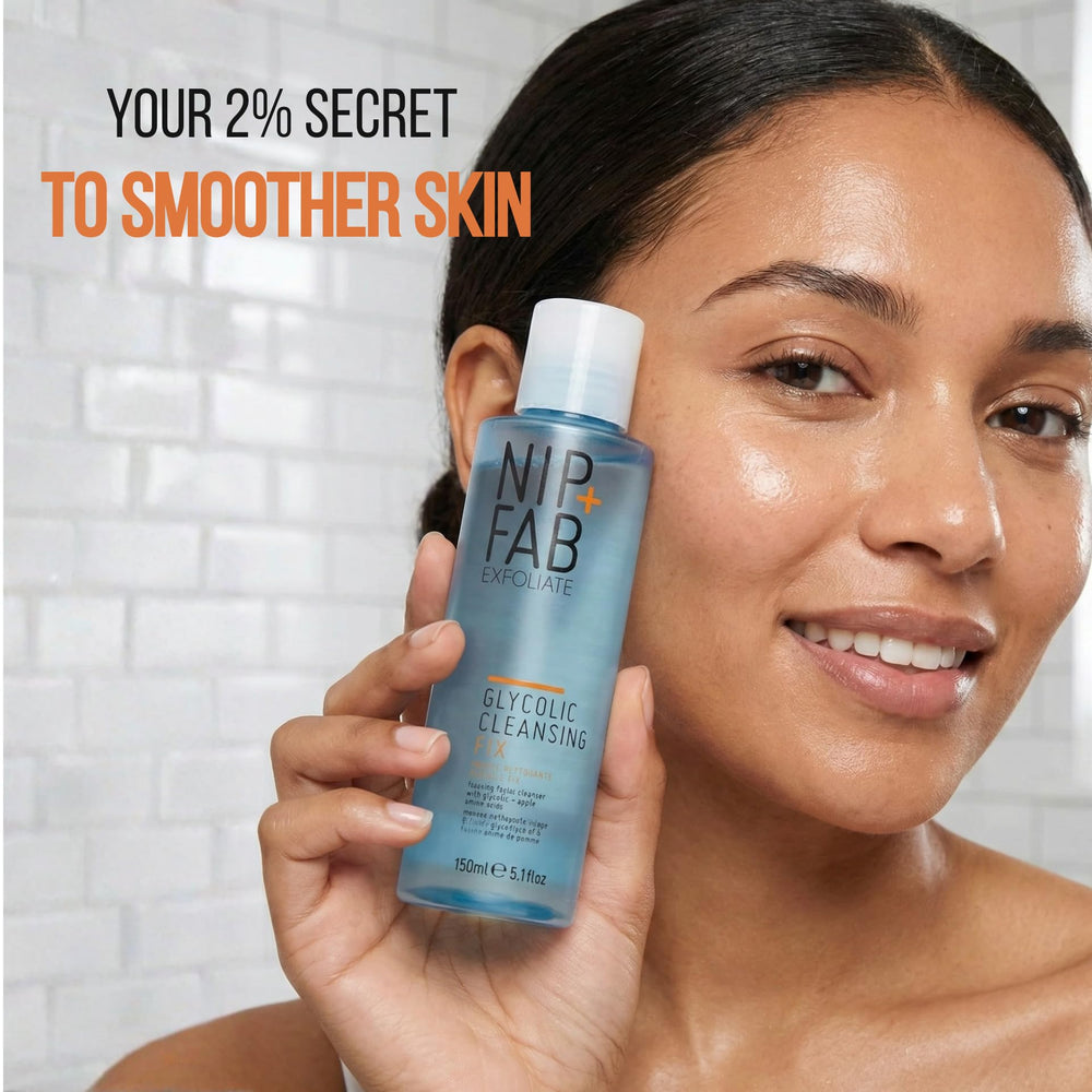 Nip+Fab foamy cleanser texture close-up demonstrating gentle lather