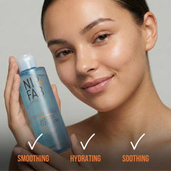 Nip+Fab cleanser staged in bathroom routine highlighting daily use