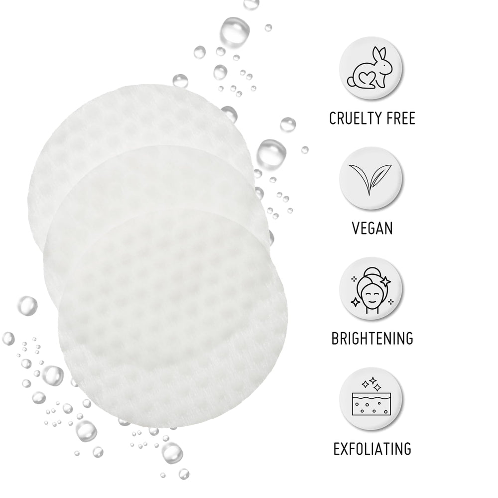 NIP+FAB close-up of pad texture demonstrating gentle exfoliation