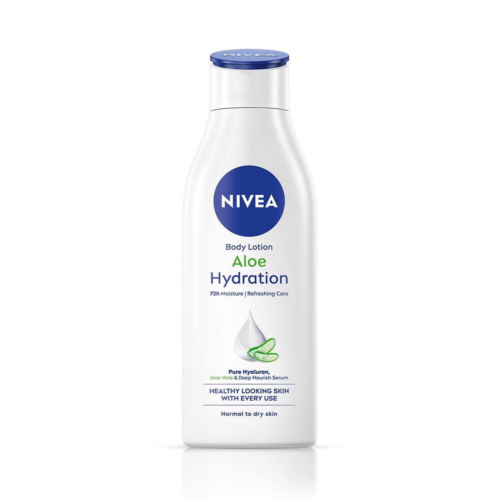 NIVEA front packaging 200ml showing product benefit of quick hydration