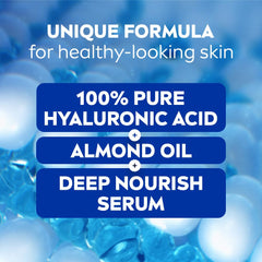 NIVEA applied to elbow highlighting softening of rough skin