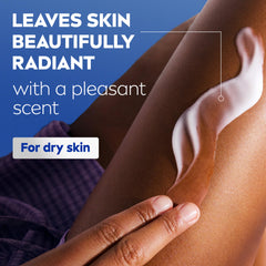 NIVEA being applied on arm demonstrating smooth spread and quick absorption