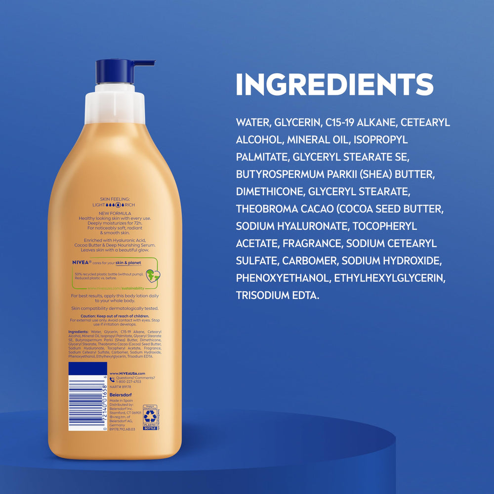 NIVEA in bathroom routine setting suggesting convenient everyday use