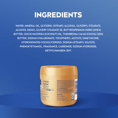 NIVEA label close-up showing ingredients like cocoa butter and vitamin E