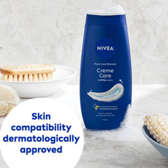 NIVEA on bathroom shelf in lifestyle scene suggesting everyday self-care routine