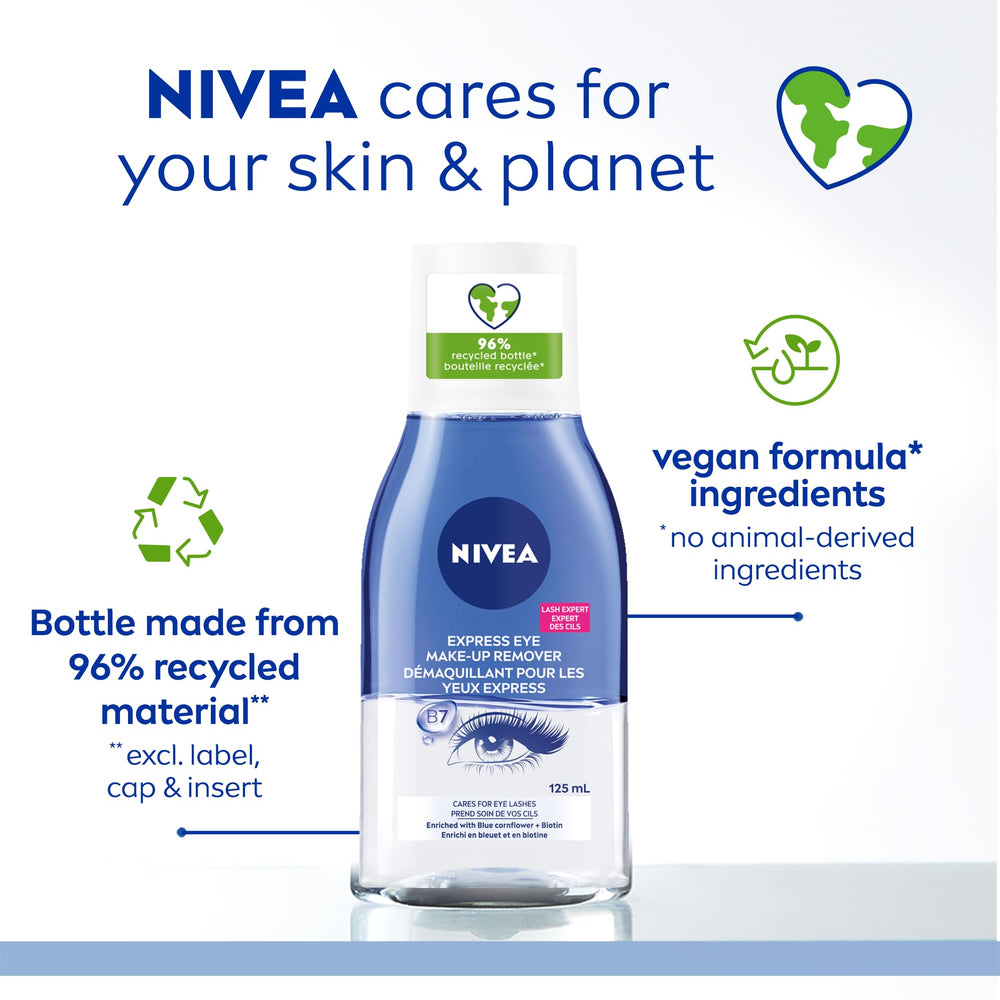 NIVEA ingredient label close-up highlighting gentle formula transparency