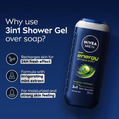 NIVEA back label close-up showing ingredients and usage instructions