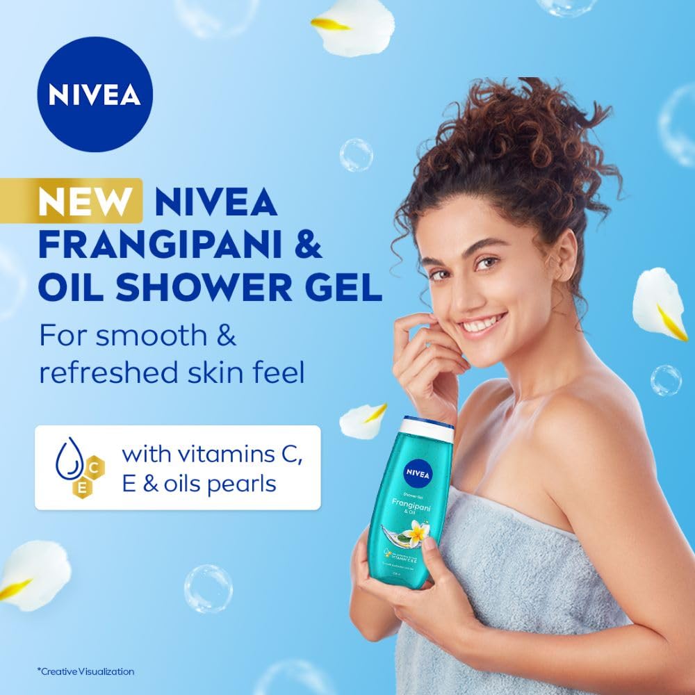 NIVEA visible oil pearls detail showing nourishing care for skin
