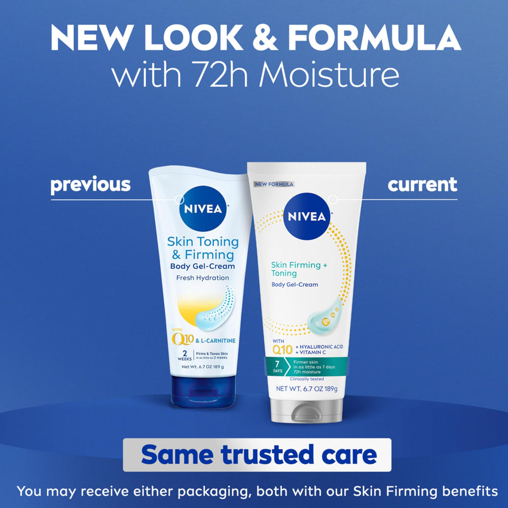NIVEA gel-cream texture on fingertip demonstrating lightweight absorption benefit