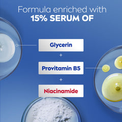 NIVEA used on hands and feet demonstrating multi-use hydration