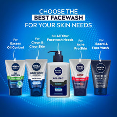 NIVEA men label detail with ingredient panel for informed product choice