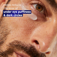 NIVEA MEN label close-up highlighting ingredients and free-from claims