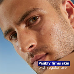 NIVEA MEN product flatlay on vanity with other grooming items, lifestyle grooming boost