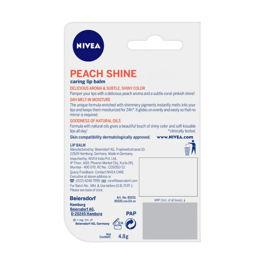 NIVEA balm inside purse for on-the-go moisturizing benefit
