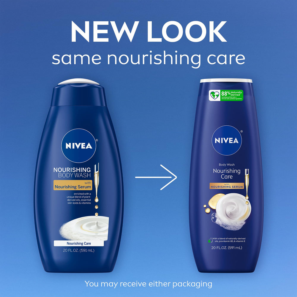 NIVEA pump dispensing creamy lather for easy application