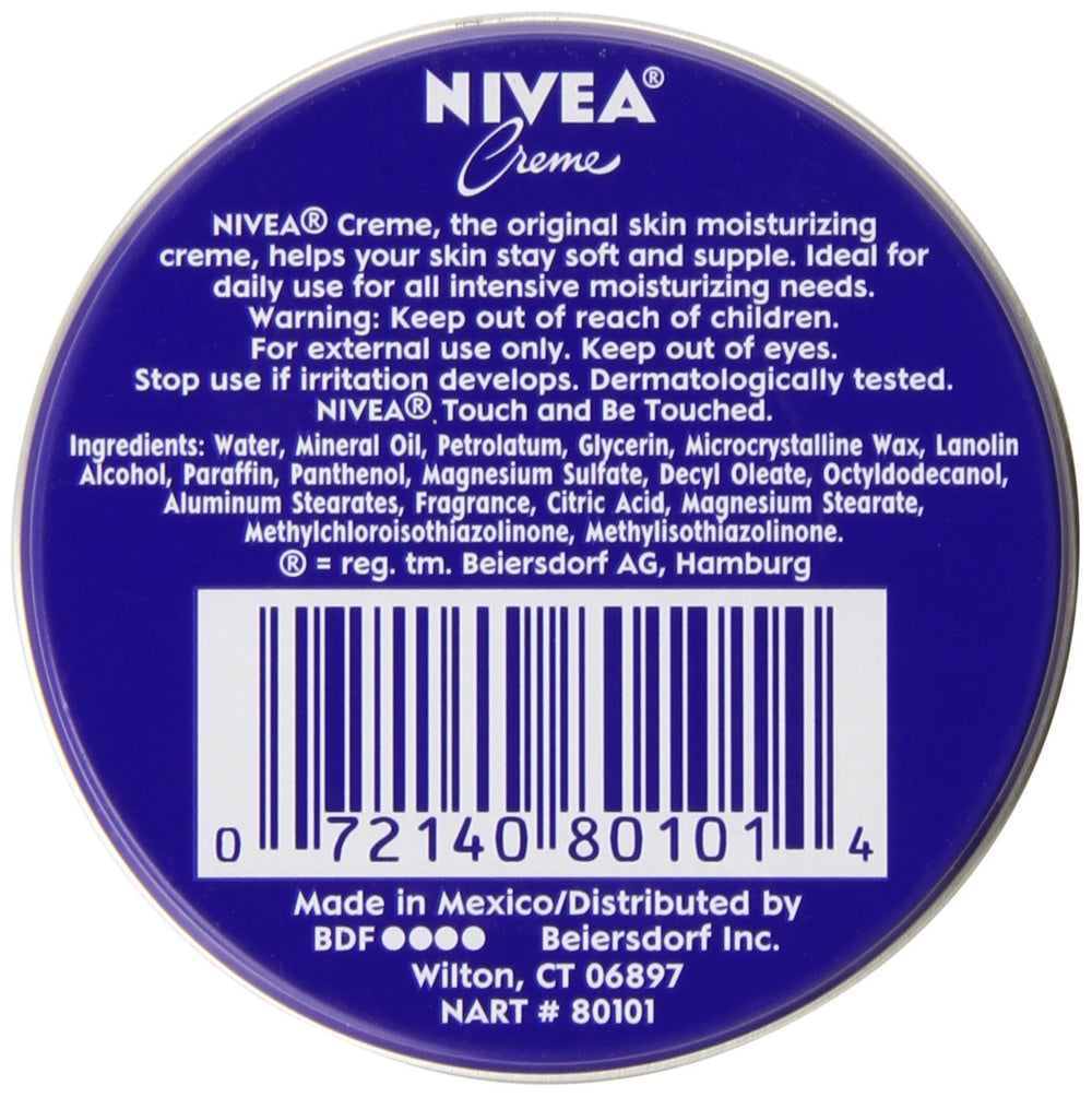 NIVEA pack on a family desk station showing shared daily use
