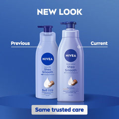 NIVEA bottle in bathroom lifestyle setting suggesting daily routine convenience and care