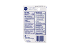 NIVEA smoothness three-pack next to a phone showing size and travel-ready convenience