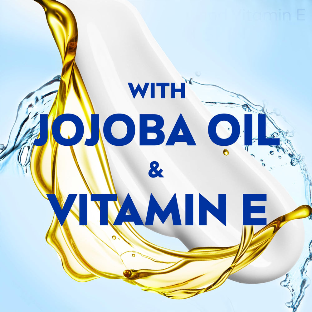 NIVEA Soft jojoba oil close-up highlighting natural ingredient conditioning