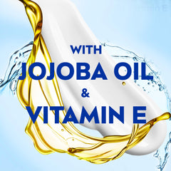 NIVEA Soft jojoba oil close-up highlighting natural ingredient conditioning