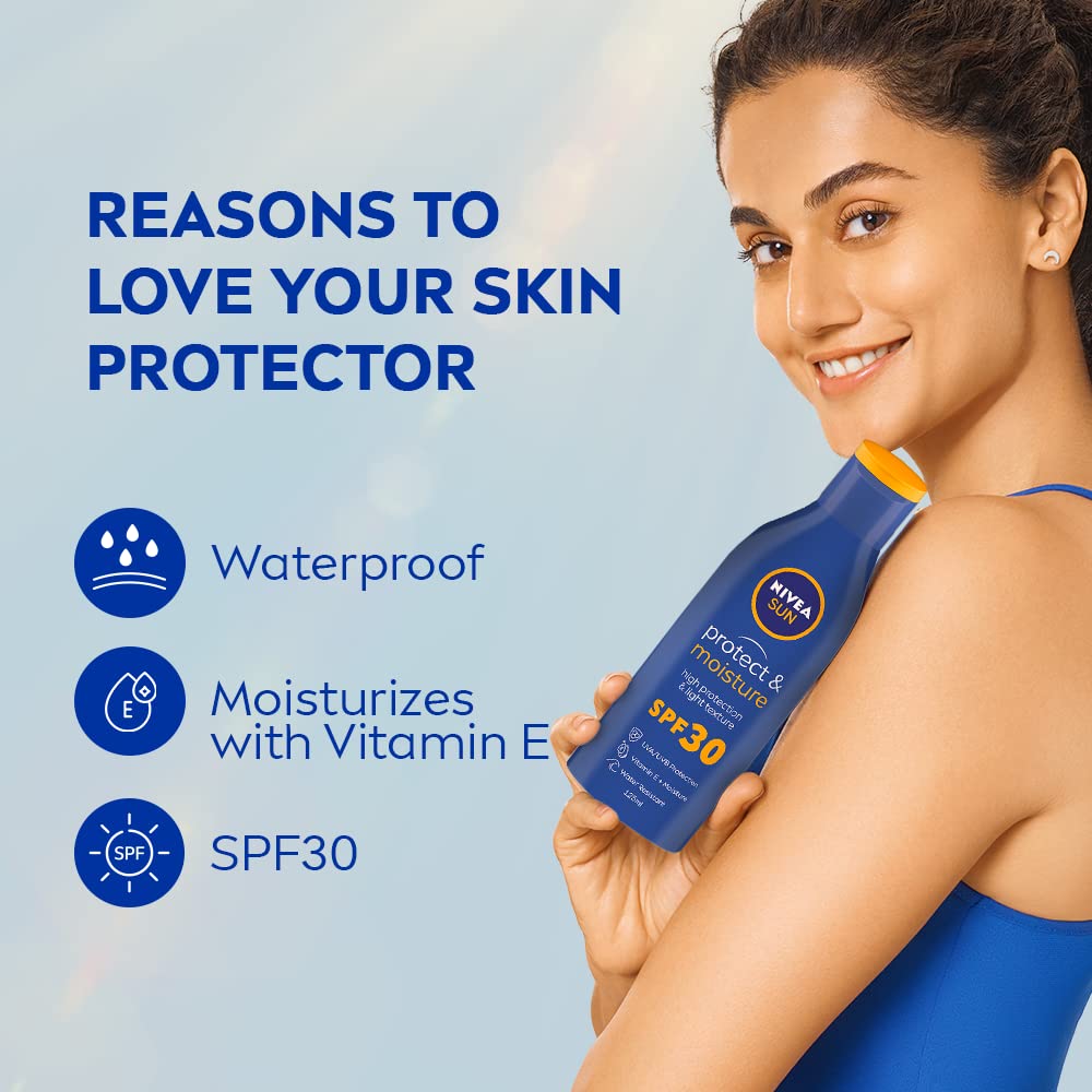 NIVEA applied on arm showing smooth finish and visible moisturizing benefit