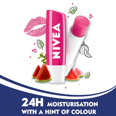 NIVEA watermelon texture close-up highlighting creamy consistency and hydration