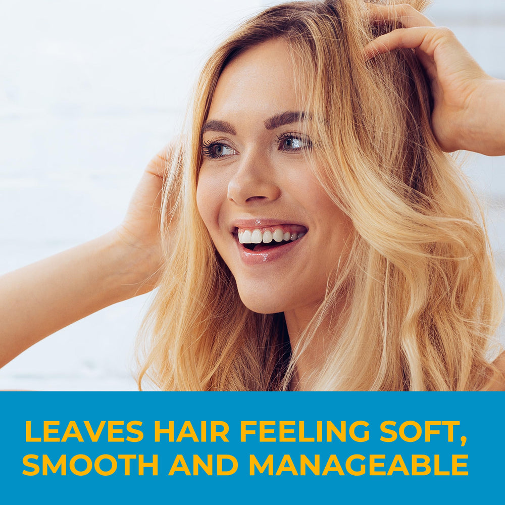 Nizoral conditioner in hand showing true size and portioning benefit