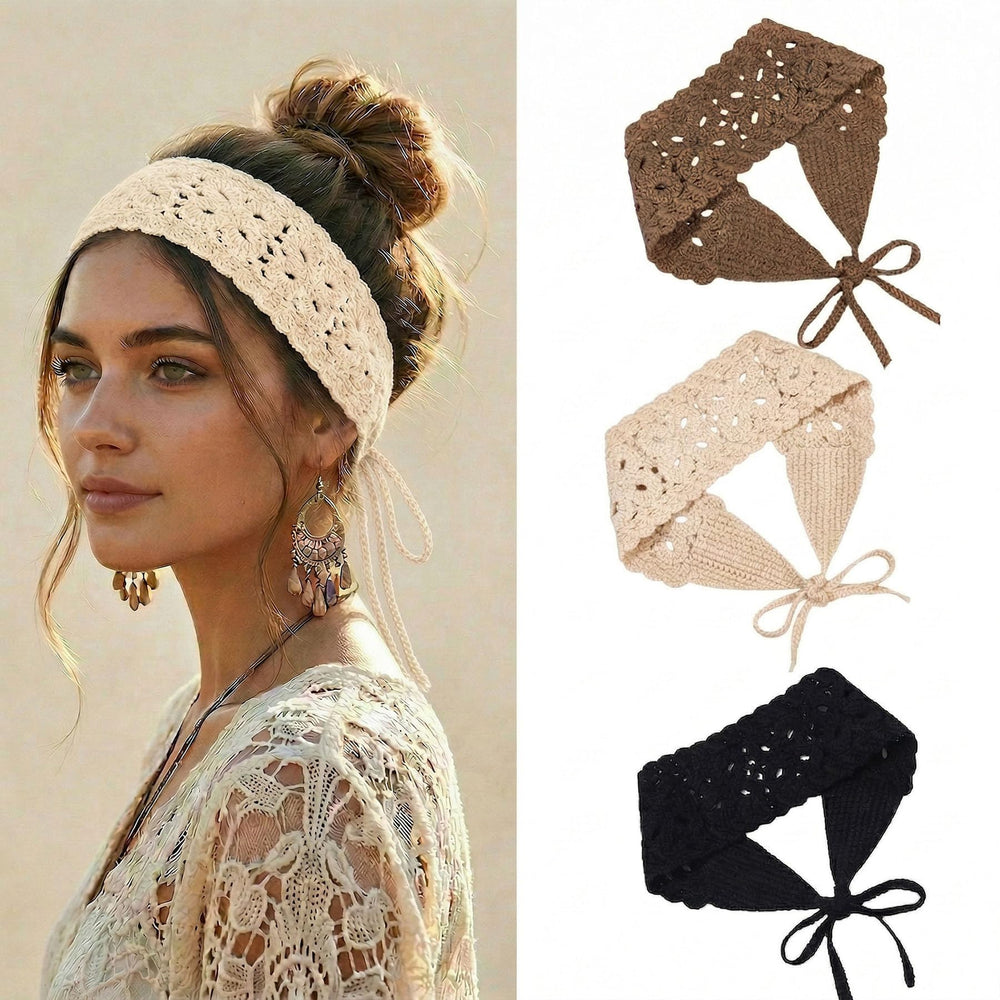 NNCEVM front view showing three boho headbands and color variety